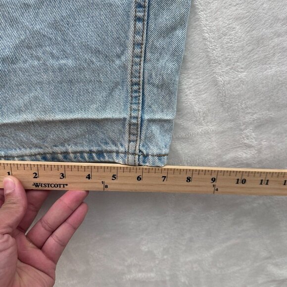 Vintage Levis 560 Jeans Men 33x30 (32x29) Blue Loose Fit Tapered Leg Made In USA - Picture 7 of 13